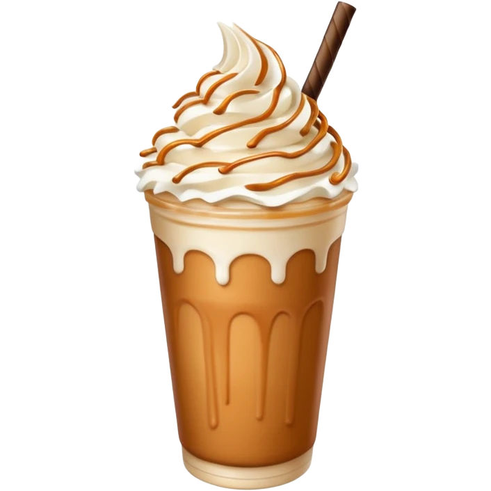 Caramel Frappuccino  emoji