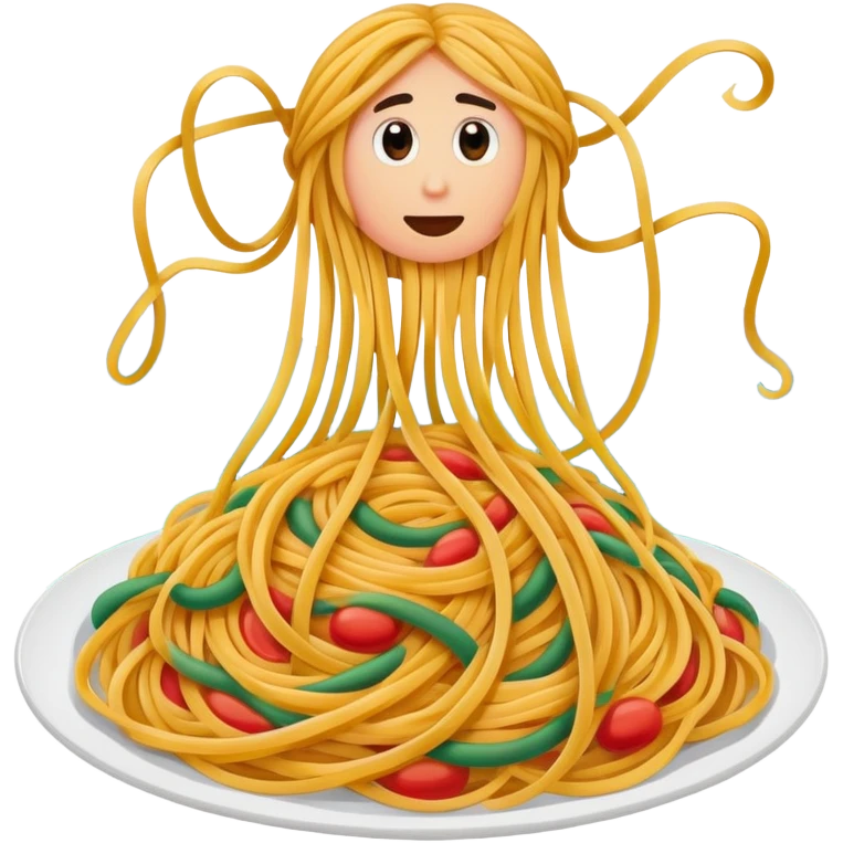 tangled spaghetti background landscape emoji