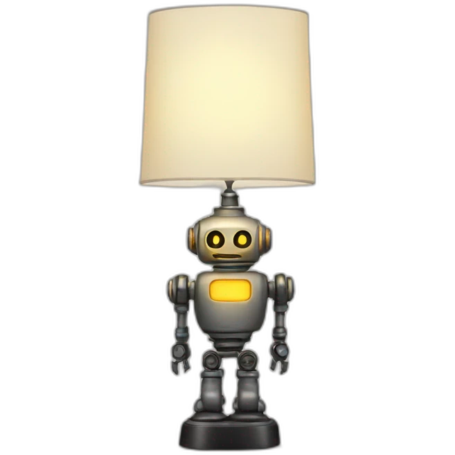 robot genius lamp emoji