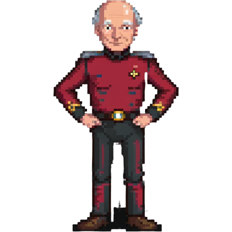 Captain Picard classic pose emoji