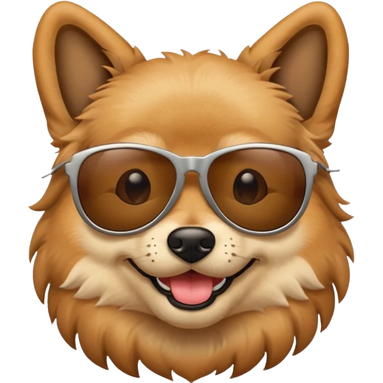 Dog with sunglasses  emoji