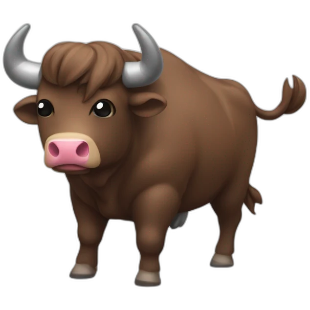 Bœuf doing crossfit emoji