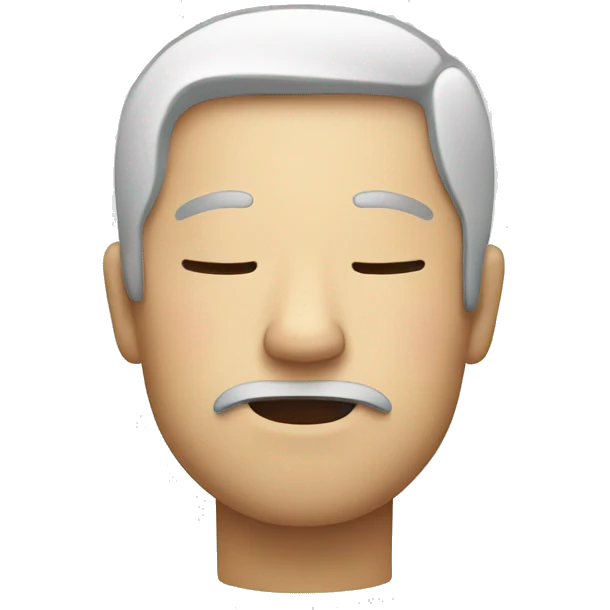 a sleepy person emoji