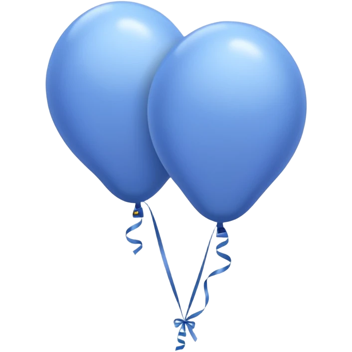 Periwinkle balloons emoji