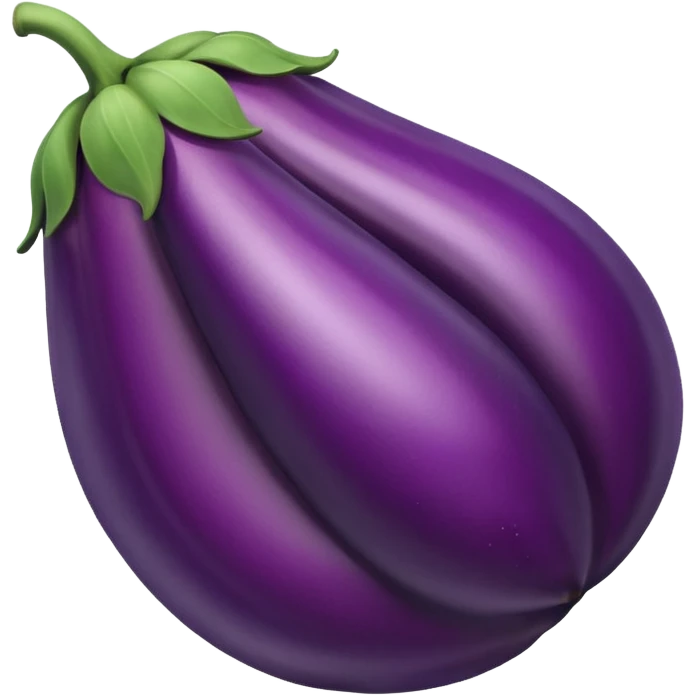 curve brinjal with cut piece emoji