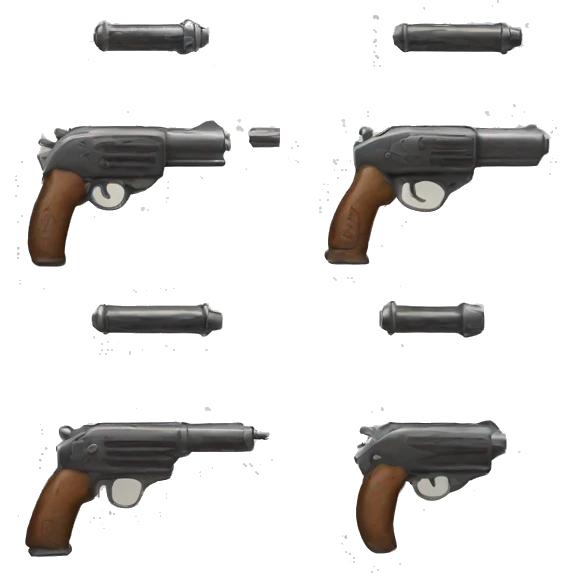 Drill and pistol emoji