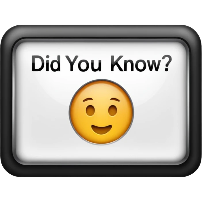  Did You Know?  emoji