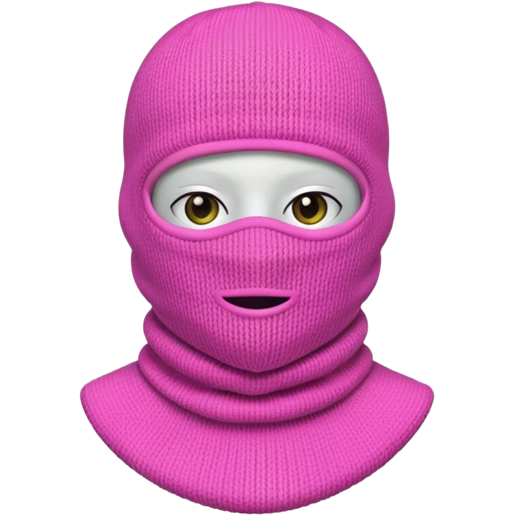 Pink Balaclava emoji