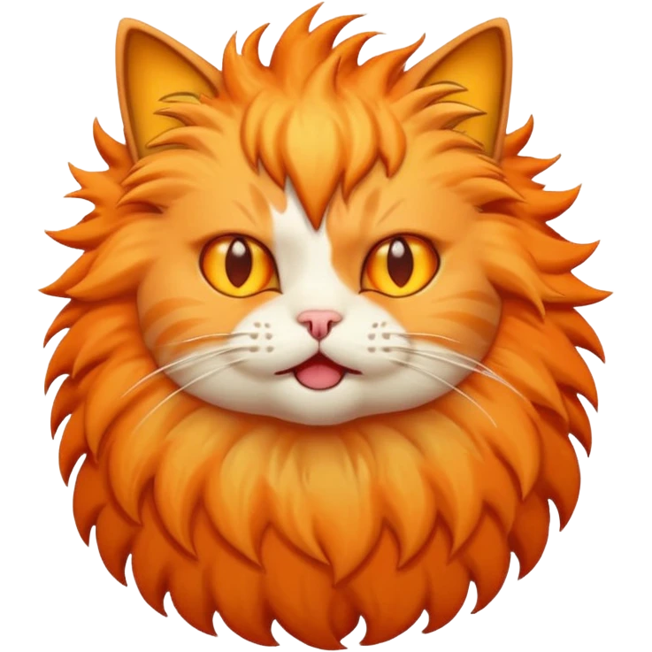 گربه ای که داره سرش می ترکه emoji