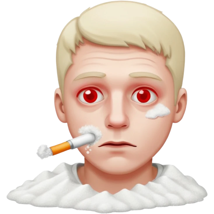 Guy snorting cocaine emoji emoji