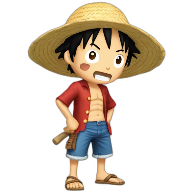 luffy-qui-mange-de-la-viande emoji
