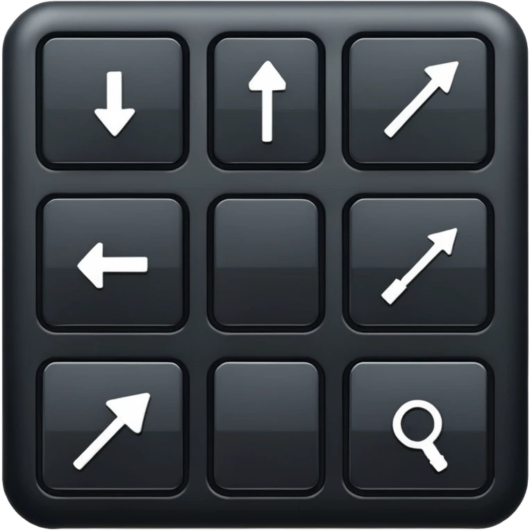 top arrow keybord caps emoji