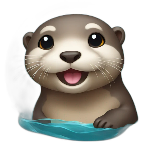 cute otter emoji