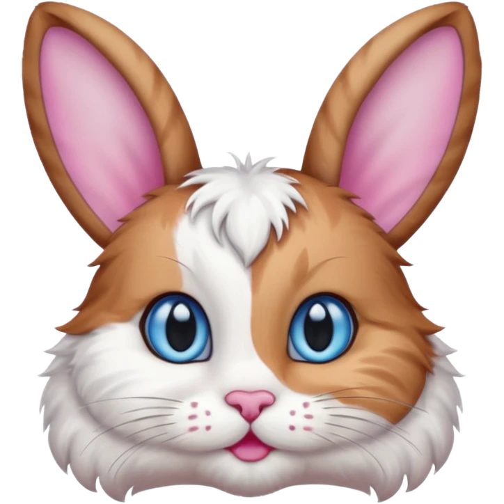 Half bunny half cat 🐱🐰 emoji