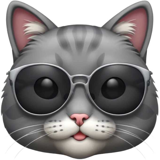 Cat wearing sunglasses emoji