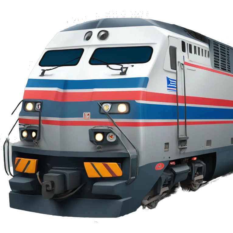 Amtrak locomotive emoji