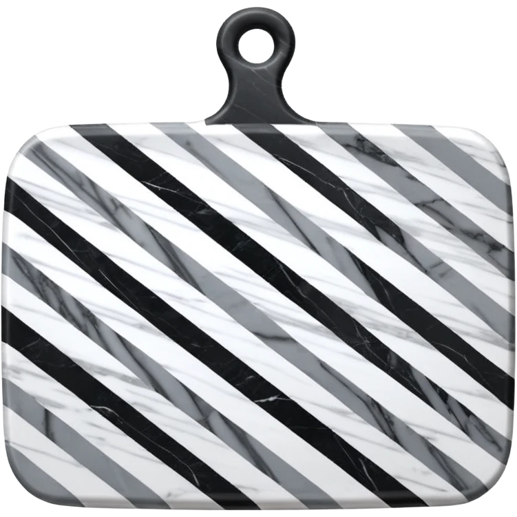 cutting board striped marble   emoji