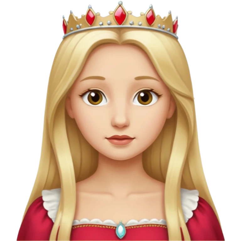 polish princess long blind hair emoji