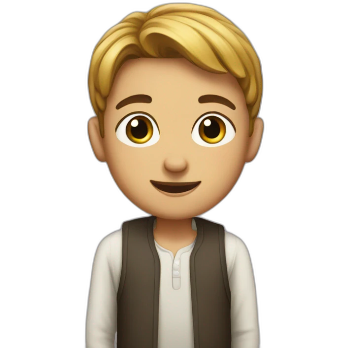 boy with kipah emoji