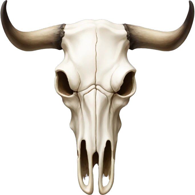 Longhorn cow skull emoji