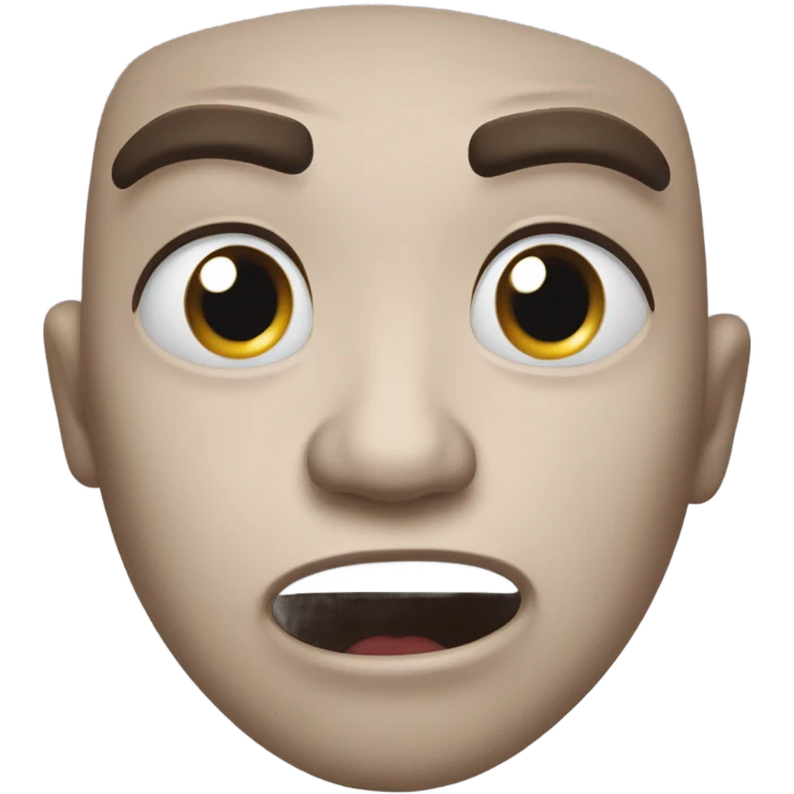 Spitting in disgust  emoji