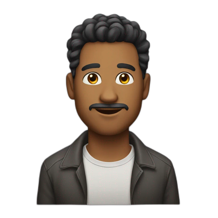Hombre pelo corto emoji