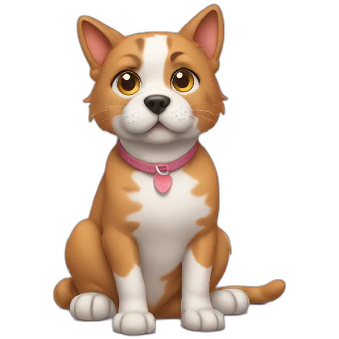 cat dog emoji