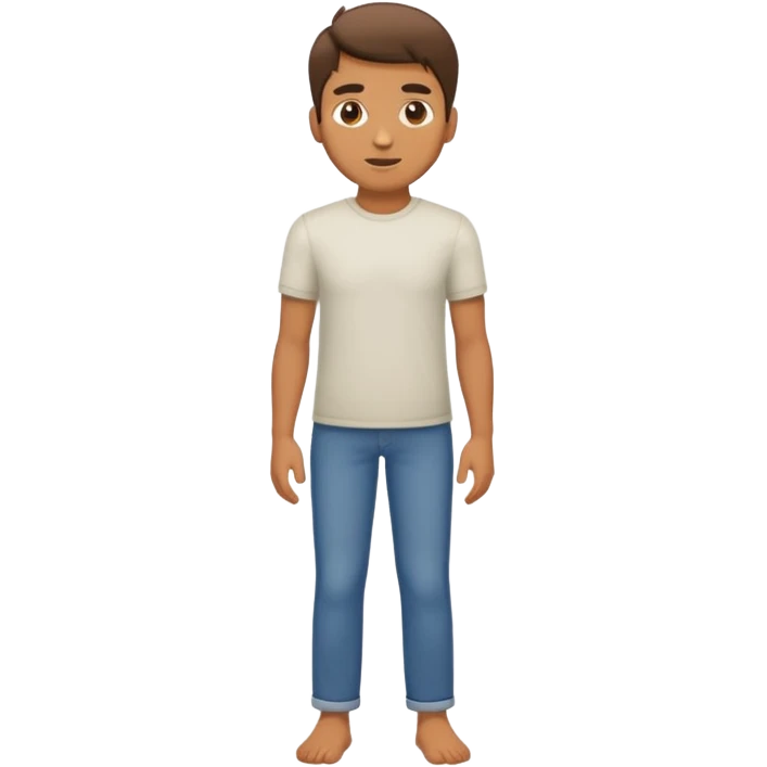 guy full body standing up emoji