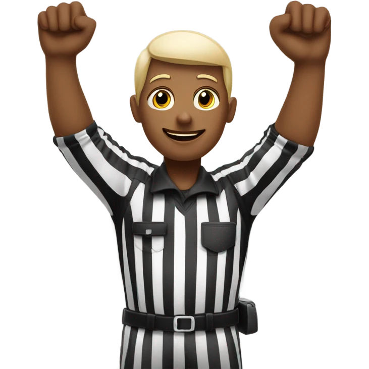 Referee touchdown emoji