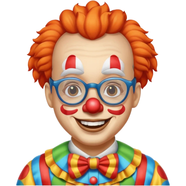 glasses clown emoji