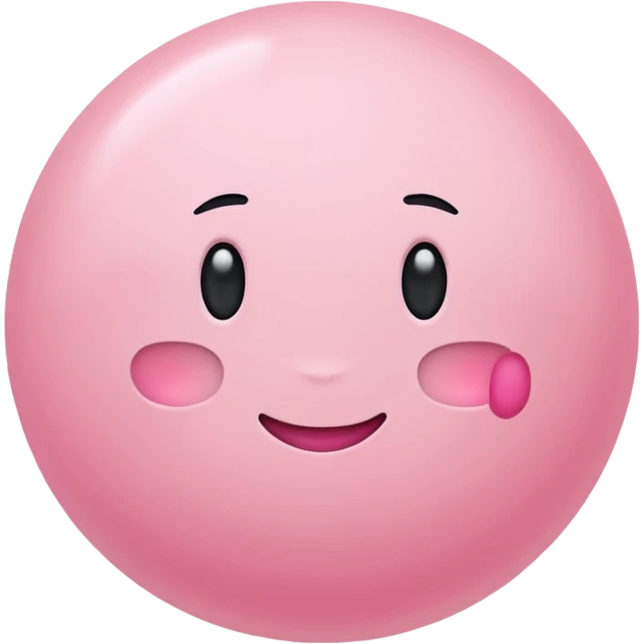 Pink  emoji