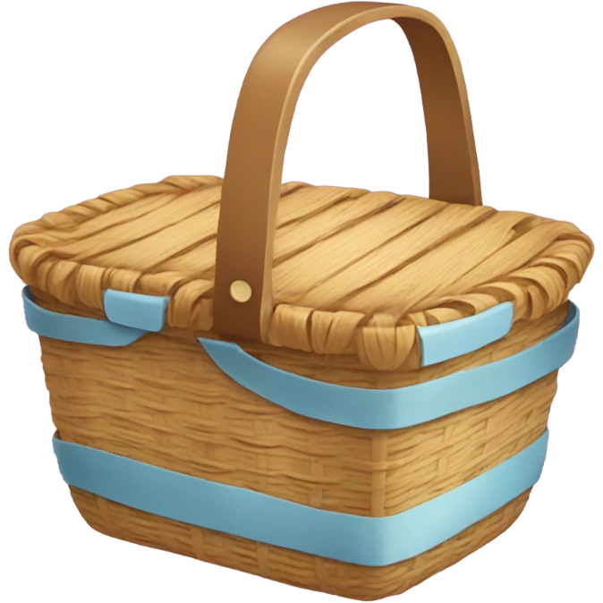 Teddy bear picnic basket  emoji