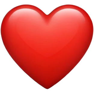 red heart emoji