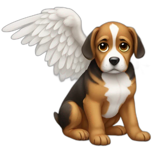 Dog-with-wings emoji