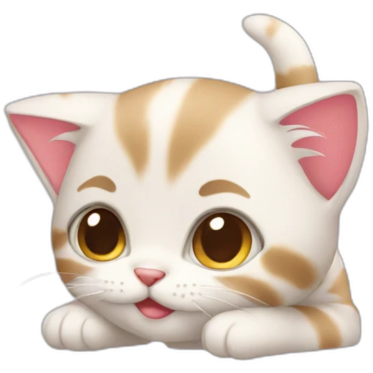 Chaton cute emoji