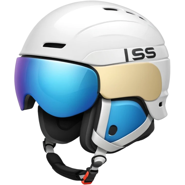 ski helmet without goggles emoji