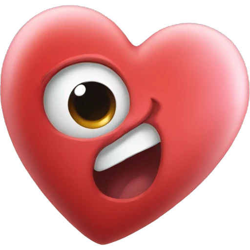 Giant heart  emoji
