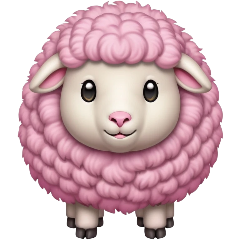 pink sheep  emoji