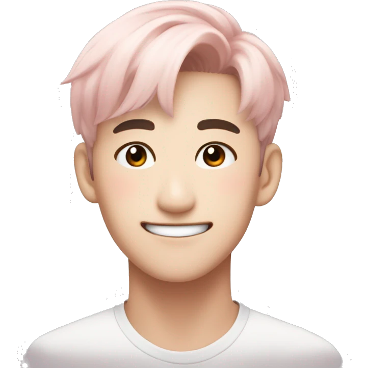 mingyu of SEVENTEEN soft blush emoji