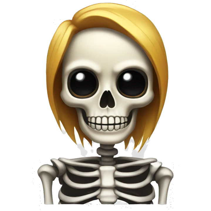 Sassy skeleton  emoji