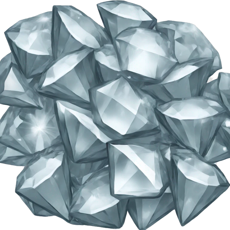 a pile of diamonds emoji