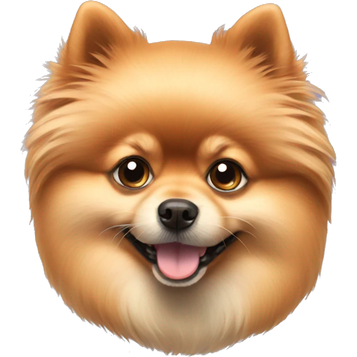 Pomeranian dog emoji