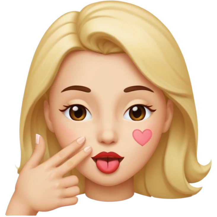 monito ojo guiño tirando beso emoji