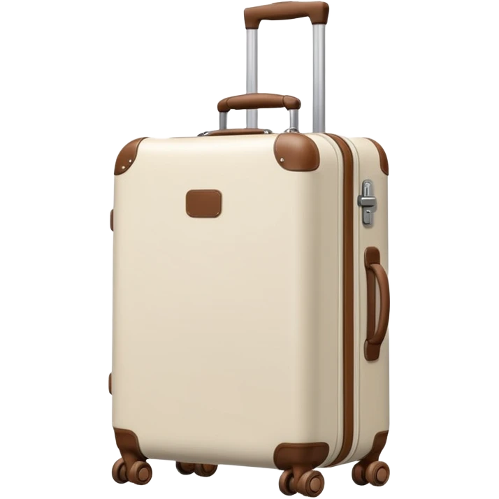 aesthetic ivory minimal suircase with wheels emoji