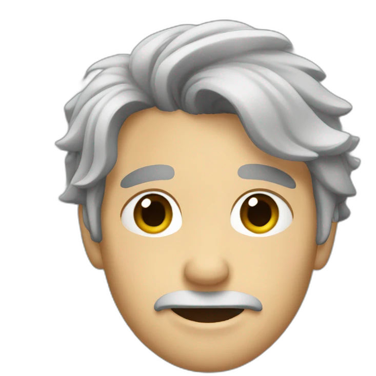 Alex Ant with gray hair emoji