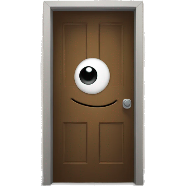 behind this door  emoji