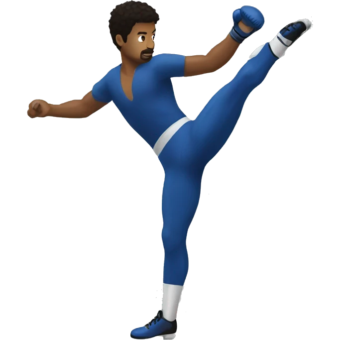 Leg kick  emoji