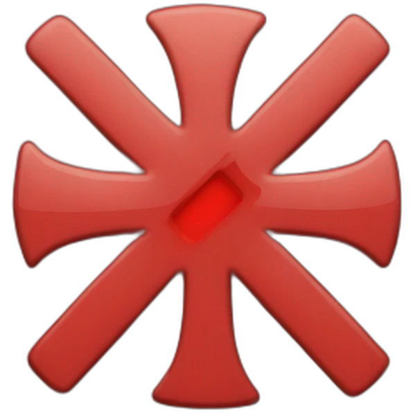 red wrong cross button emoji
