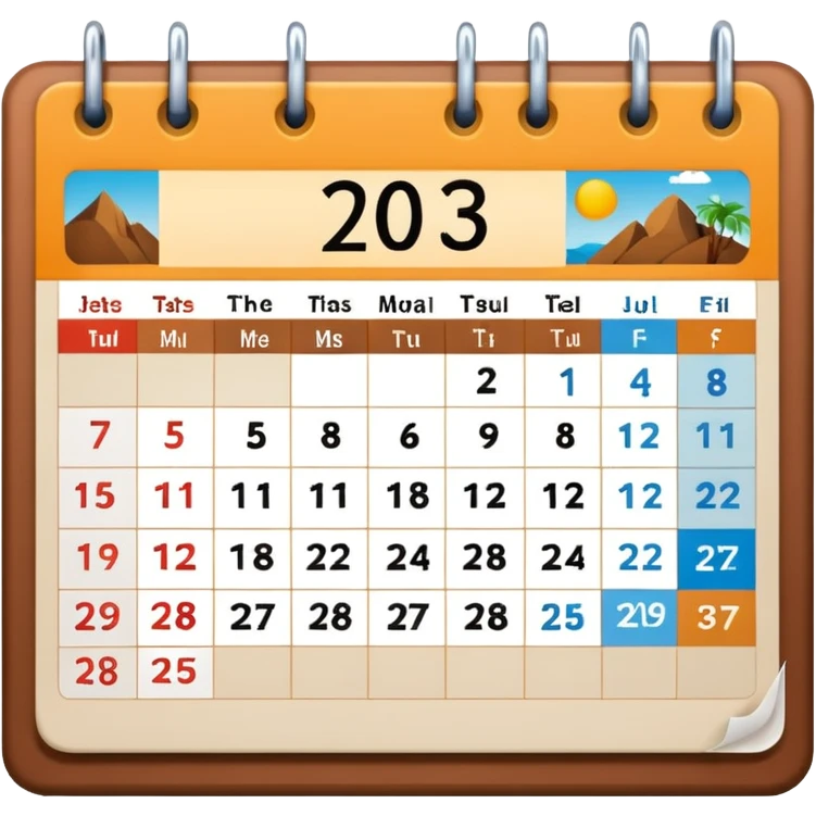 calendar emoji