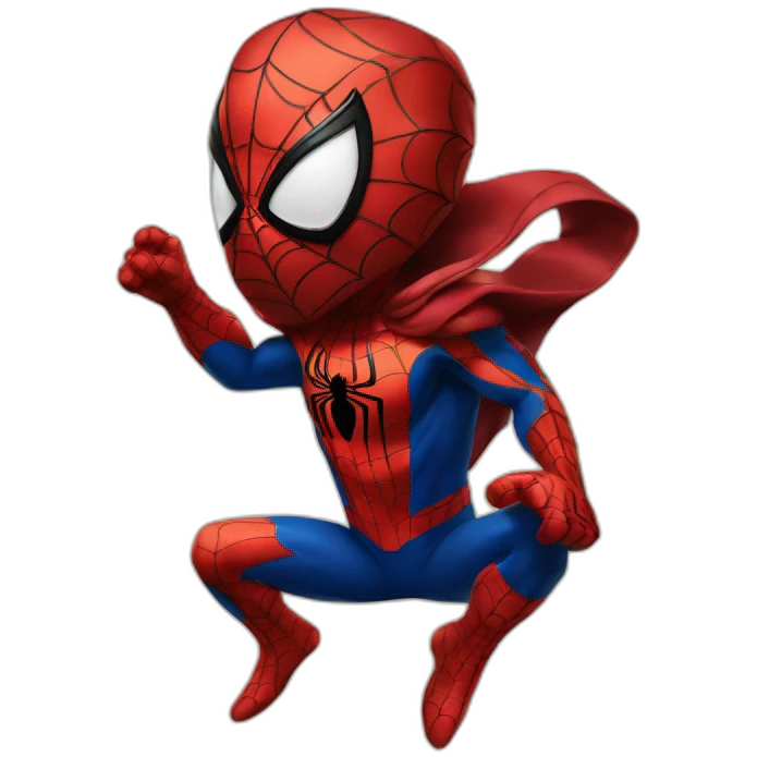 Spiderman singing  emoji
